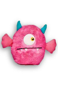 Zanies Rock Monster Plush Dog Toy - Pink